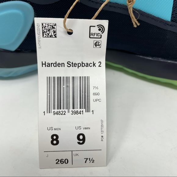 New Adidas Harden Stepback 2.0 Basketball Shoe Black GZ2954 - Picture 10 of 11